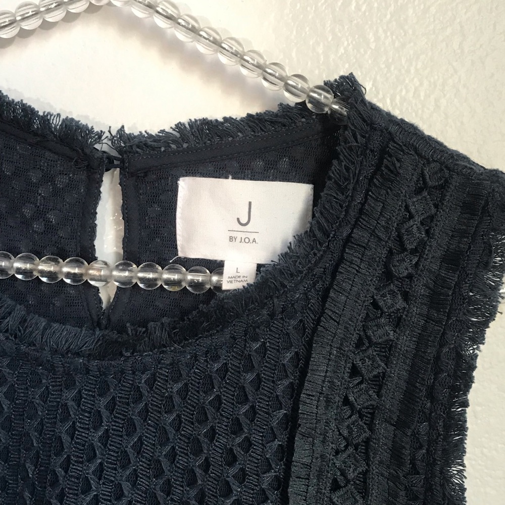 J by J.O.A Navy blouse size Large